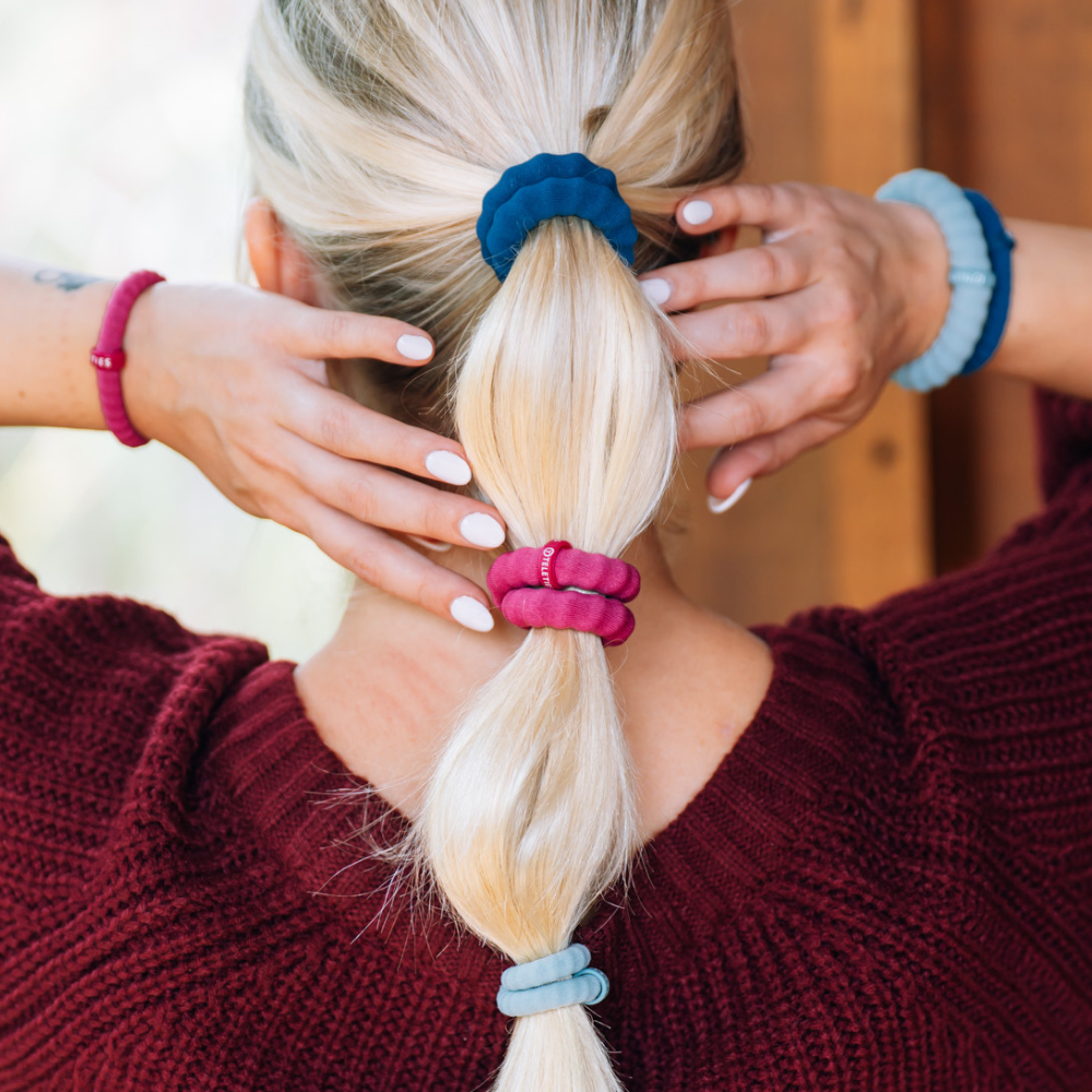 TELETIES - Autumn Assortments Large Nylon Hair Ties