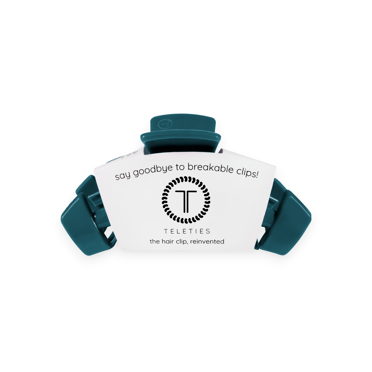 TELETIES - Classic Teal With It Small Claw Clip