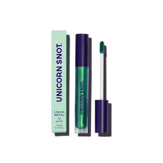 Unicorn Snot | Glitter Beauty - Liquid Metal Lipstick | Mist-Green | Lip Paint | Lip Stain