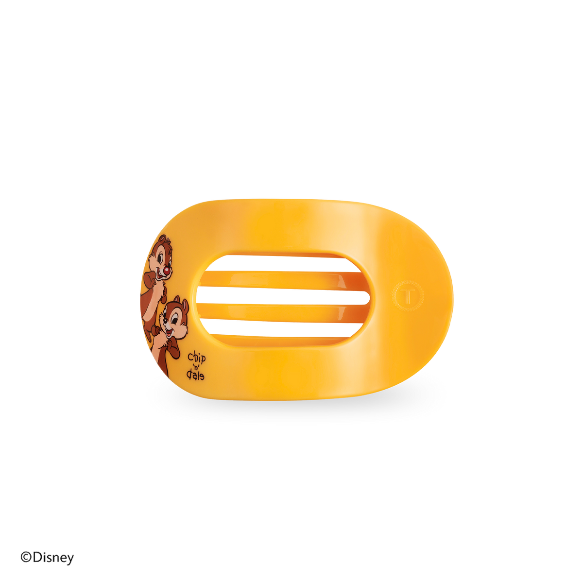 TELETIES - Chip 'N Dale | Small | Flat Round Hair Clip