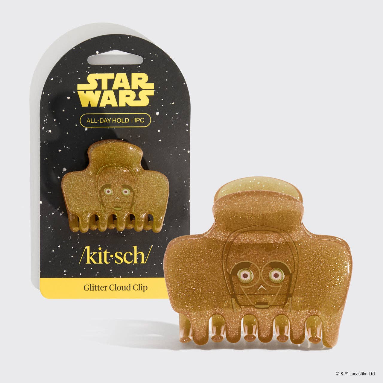 KITSCH - Star Wars™ & Kitsch Glitter Cloud Clip in C-3PO