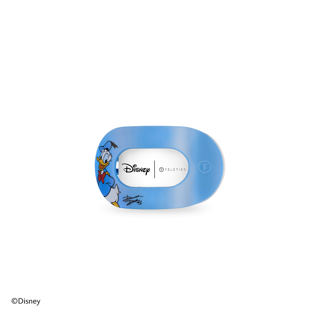 TELETIES - Donald Duck | Small | Flat Round Hair Clip