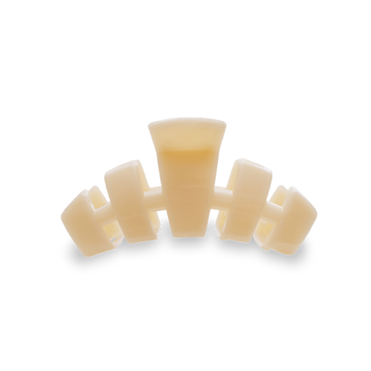 TELETIES - Classic Hair Clip | Small | Almond Beige