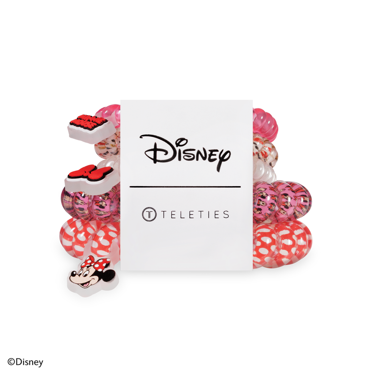 TELETIES - Minnie Mouse | Mix Pack | Hair Ties