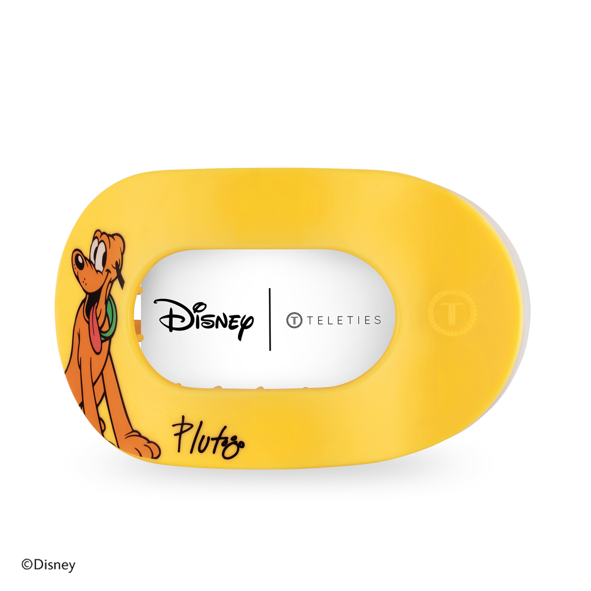TELETIES - Pluto | Large | Flat Round Hair Clip