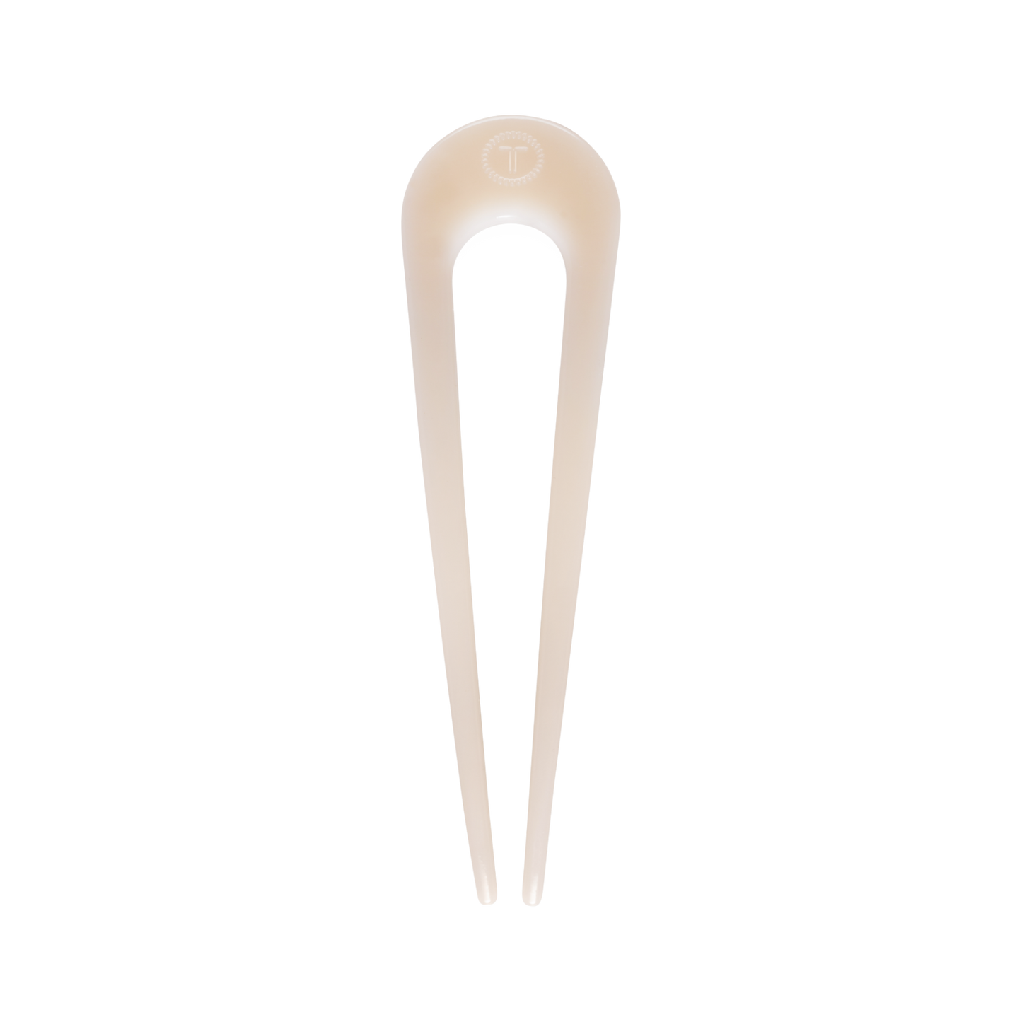 TELETIES - French Hair Pin Almond Beige