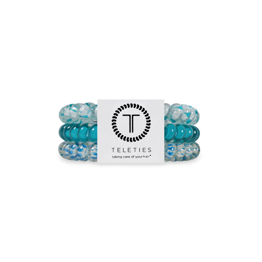 TELETIES - Spiral Hair Coils | Small | Soft Surf
