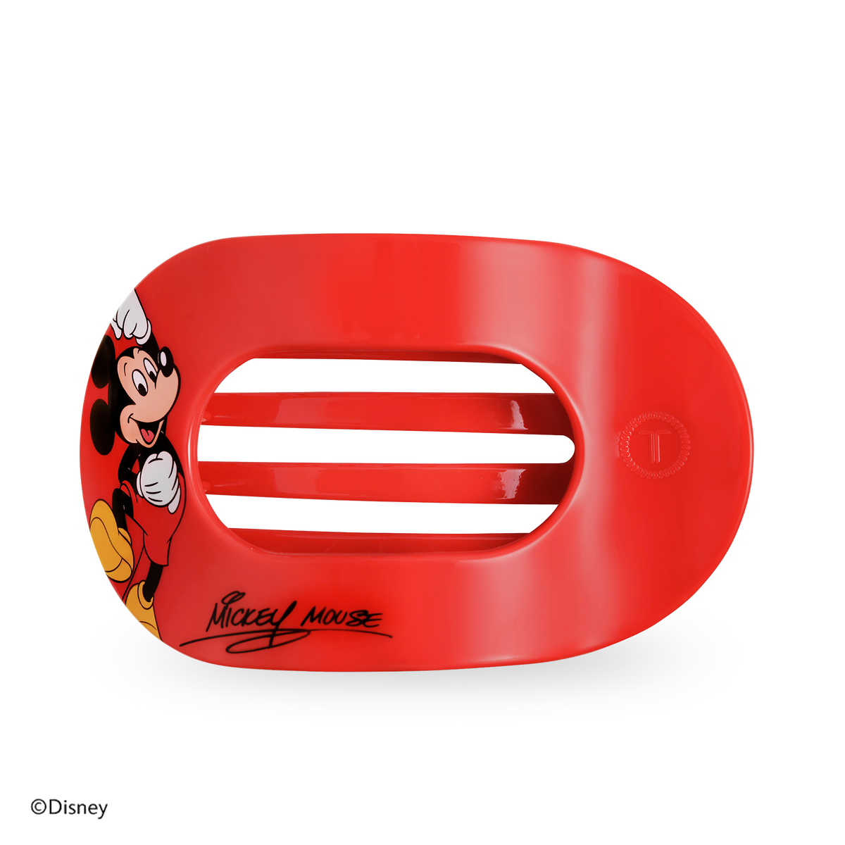 TELETIES - Mickey Mouse | Large | Flat Round Hair Clip