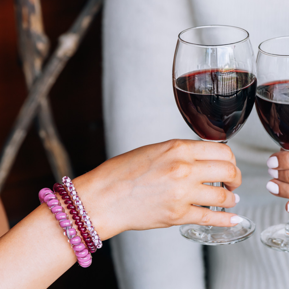 TELETIES - Merlot after Midnight Large Hair Ties