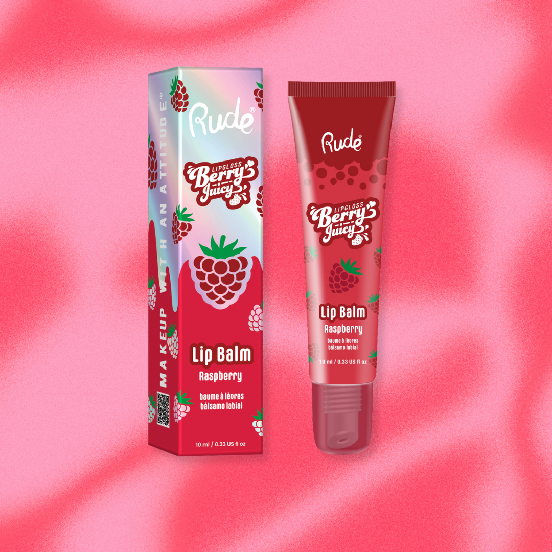 Rude Cosmetics - Berry Juicy Lip Balm: Raspberry