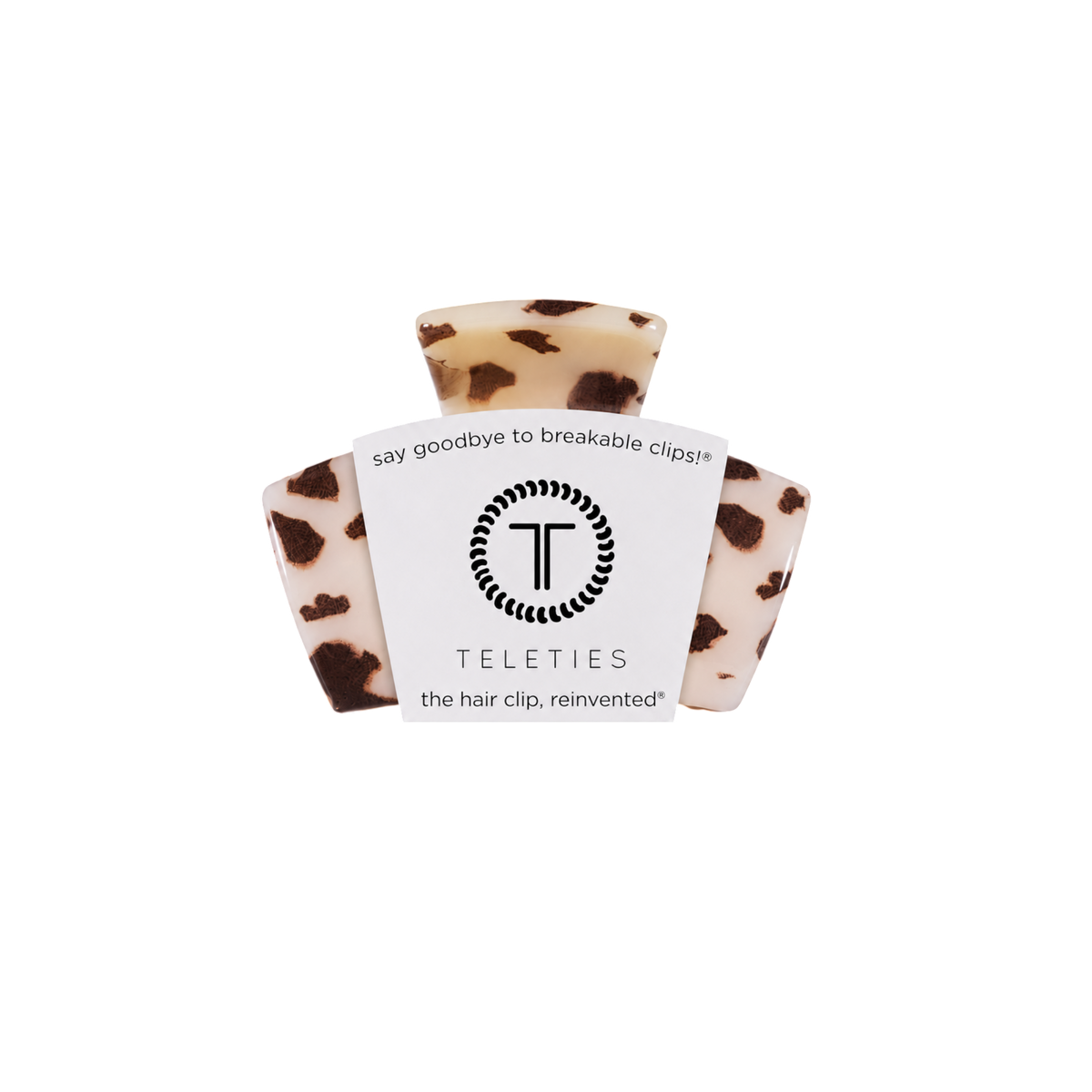 TELETIES - Classic | Blonde Tortoise | Petite | Claw Clip