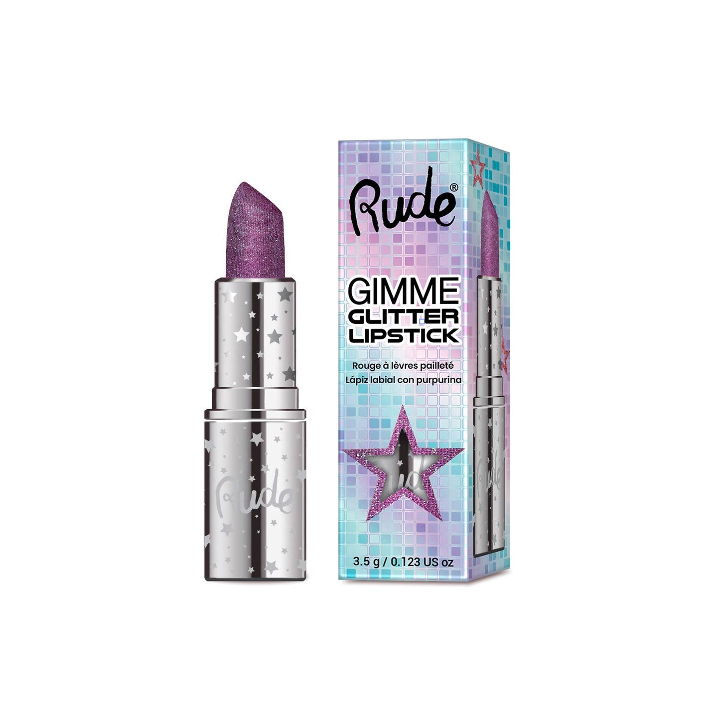 Rude Cosmetics - Gimme Glitter Lipstick: Glorious
