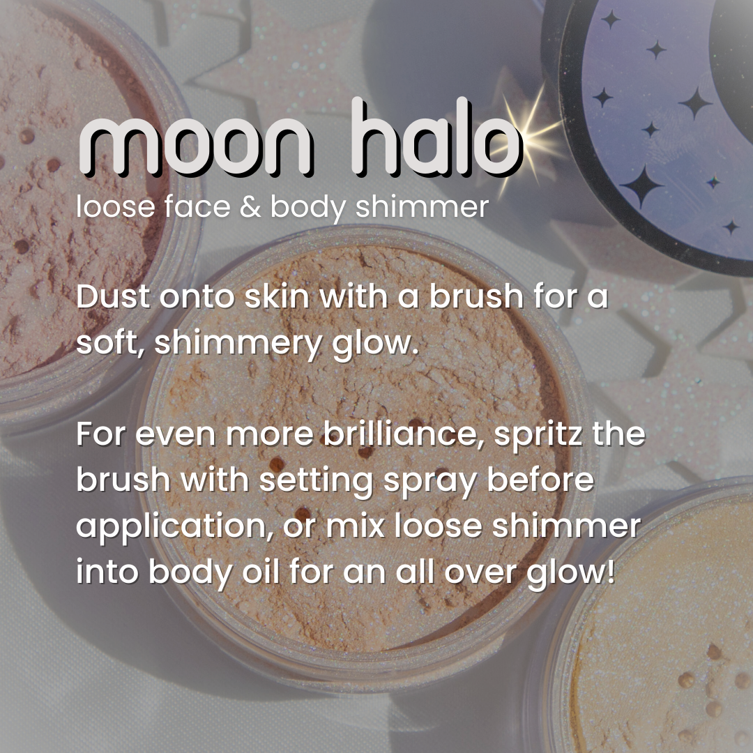 Rude Cosmetics - Moon Halo Face & Body Shimmer: MOONLIT