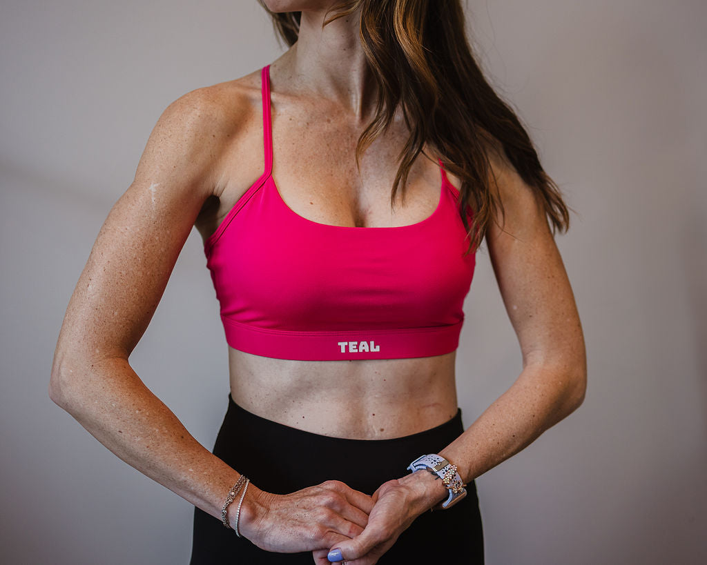 TEAL Y-NOT Racerback Bra