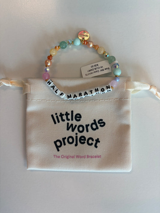 Half Marathon - Little Words Project- Bracelet