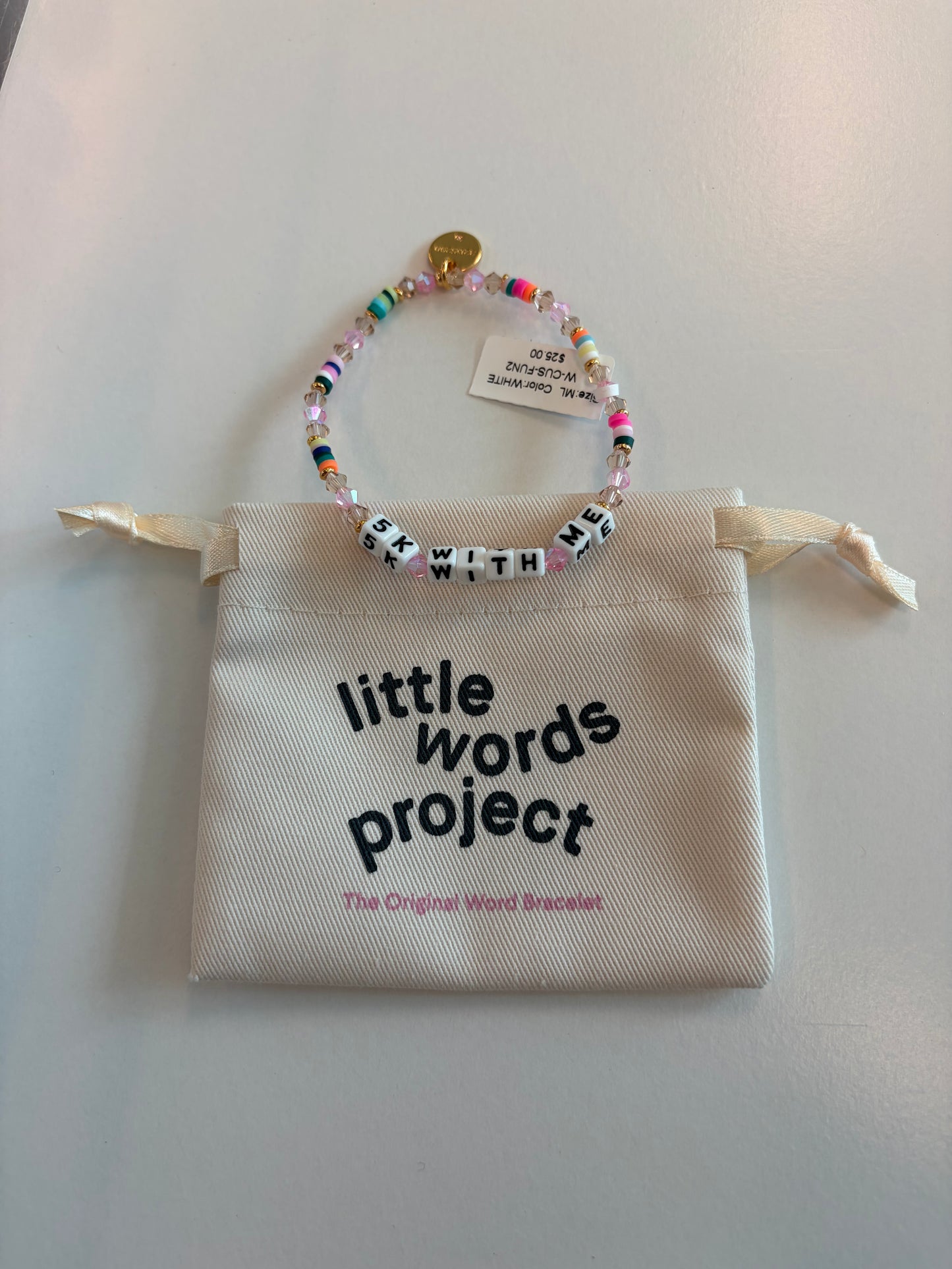 5K With Me - Little Words Project - Bracelet