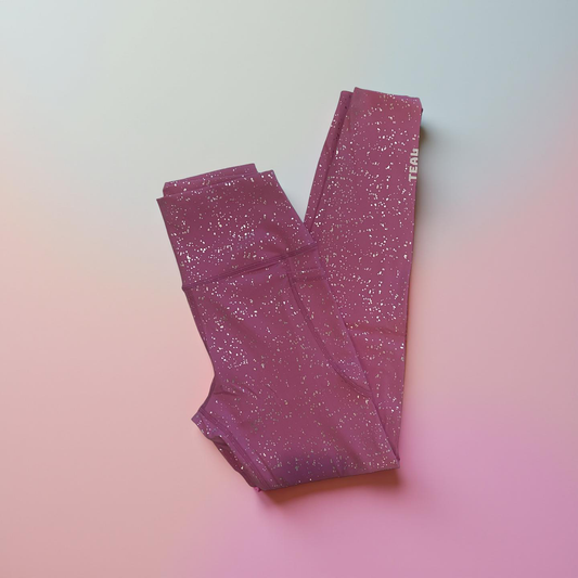 TEAL PowerLUXE -Sparkle Leggings