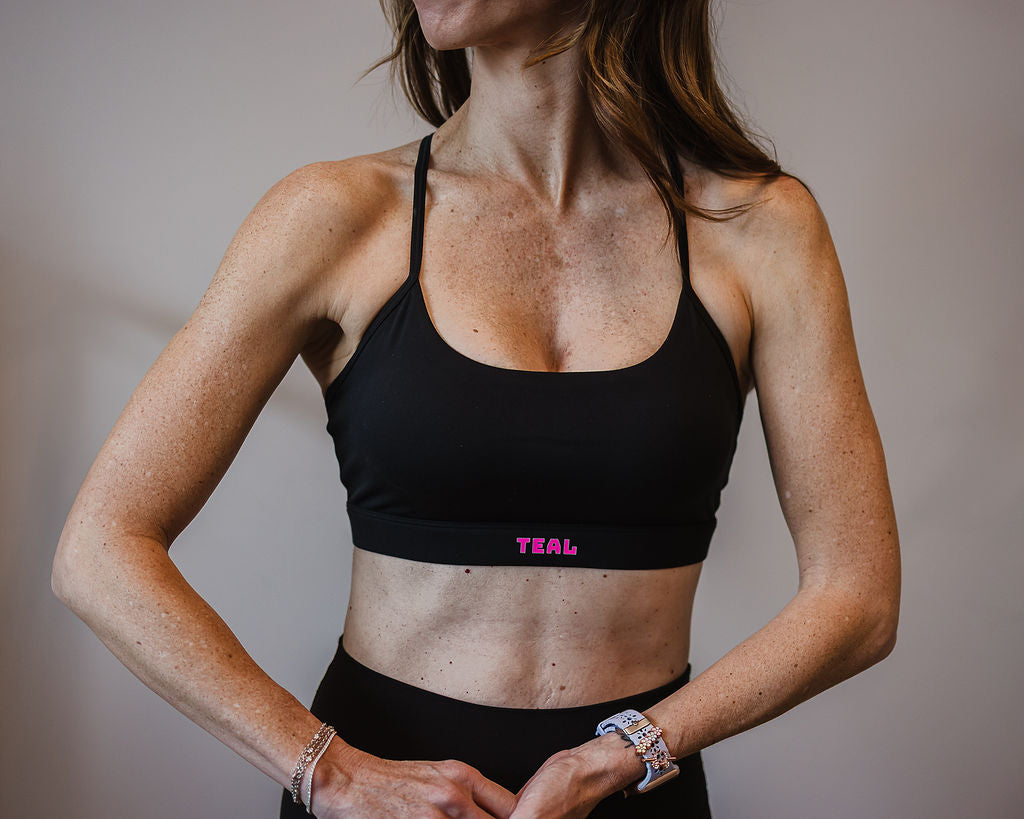 TEAL Y-NOT Racerback Bra