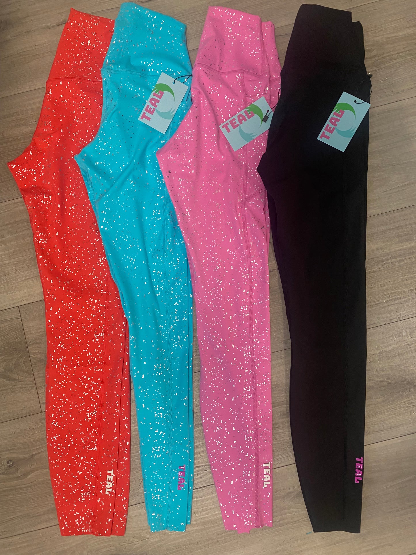 TEAL PowerLUXE -Sparkle Leggings