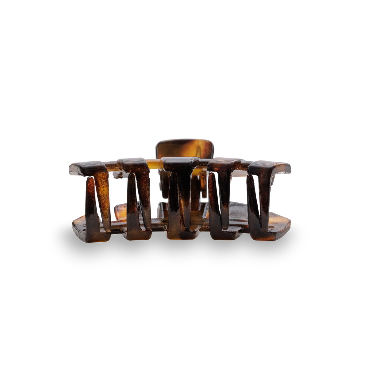 TELETIES - Classic Hair Clip | Tiny | Tortoise