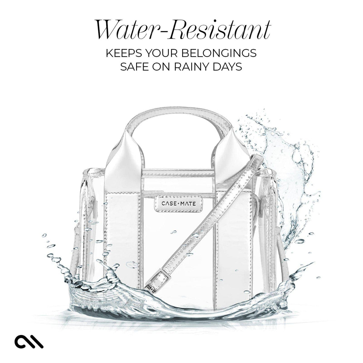 Case-Mate - Case-Mate Clear Stadium Bag: Ballet Pink Bow