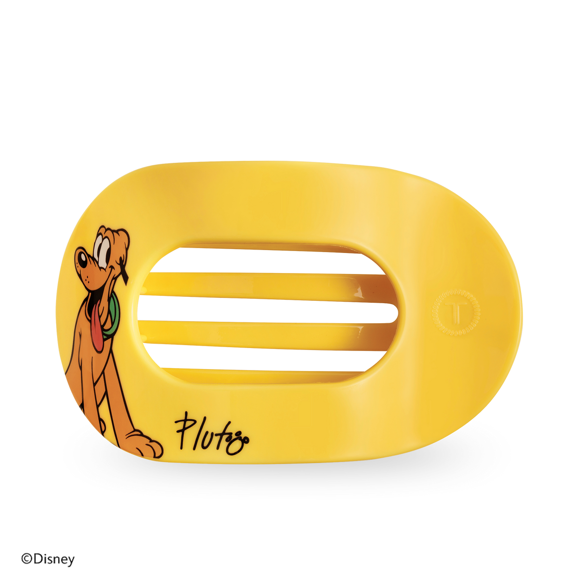 TELETIES - Pluto | Large | Flat Round Hair Clip