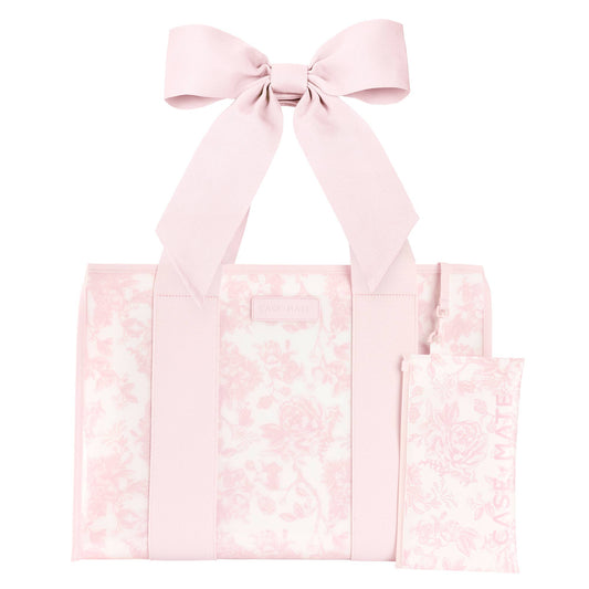 Case-Mate - Case-Mate Afternoon Rosé Bow Jelly Tote Bag