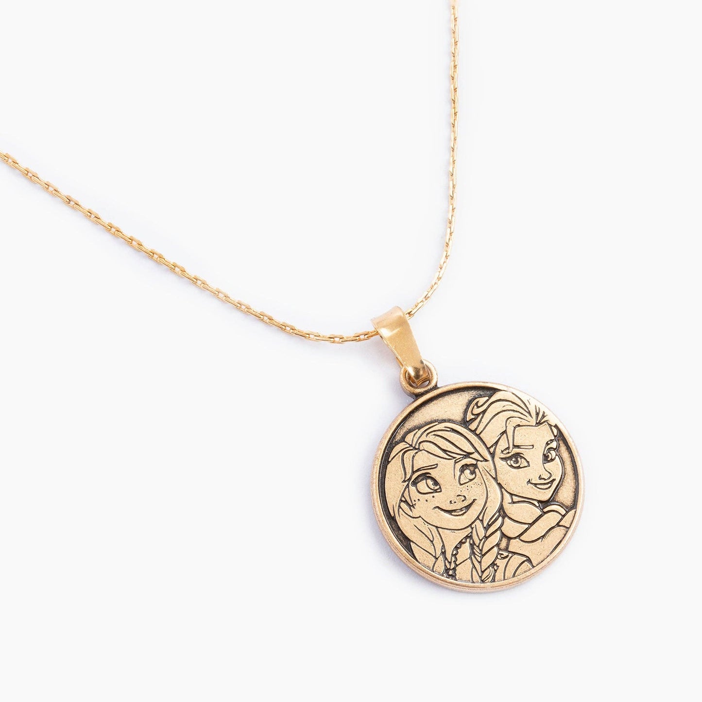 Alex and Ani - Disney® Frozen Charm Necklace: Antiqued Gold