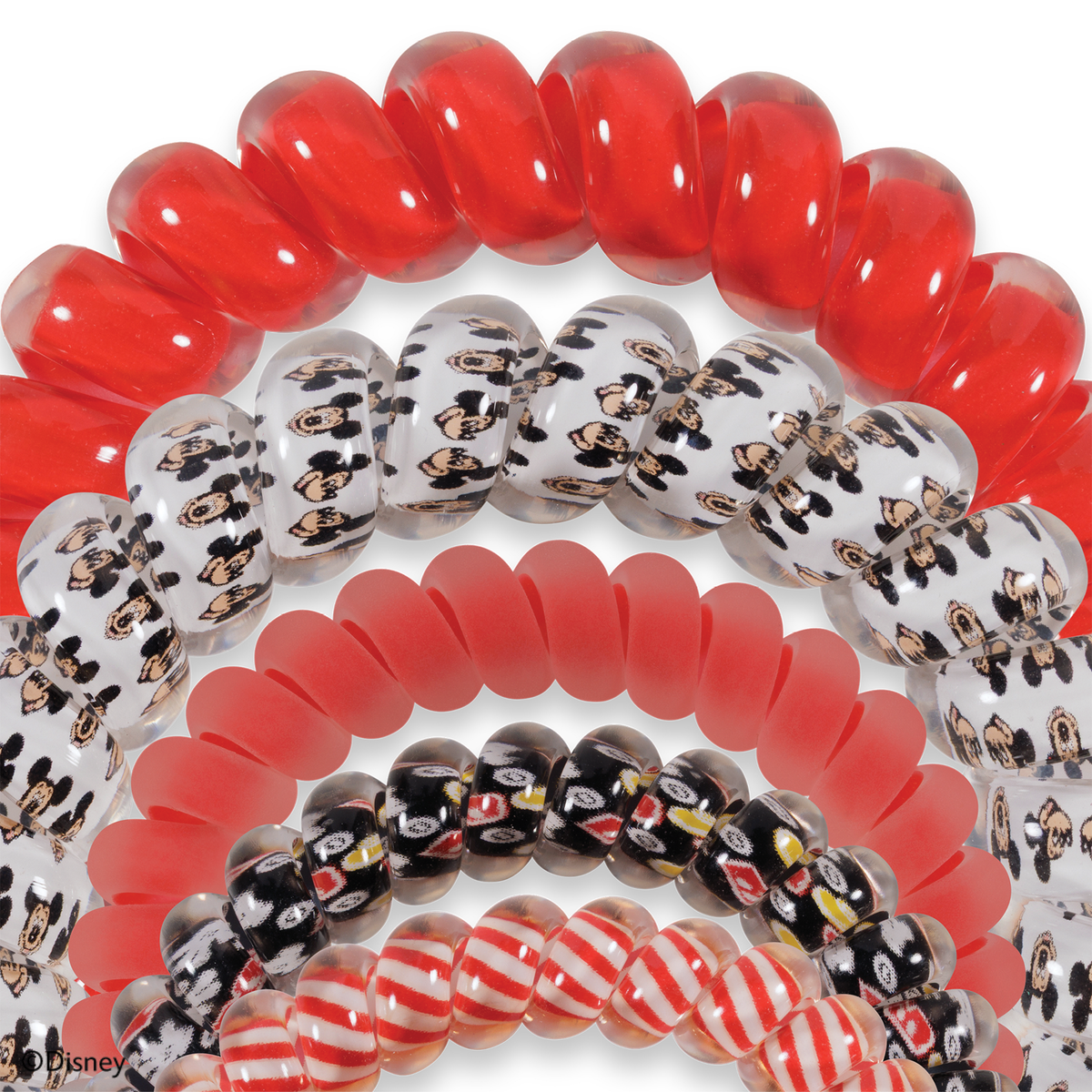 TELETIES - Mickey Mouse | Mix Pack | Hair Ties