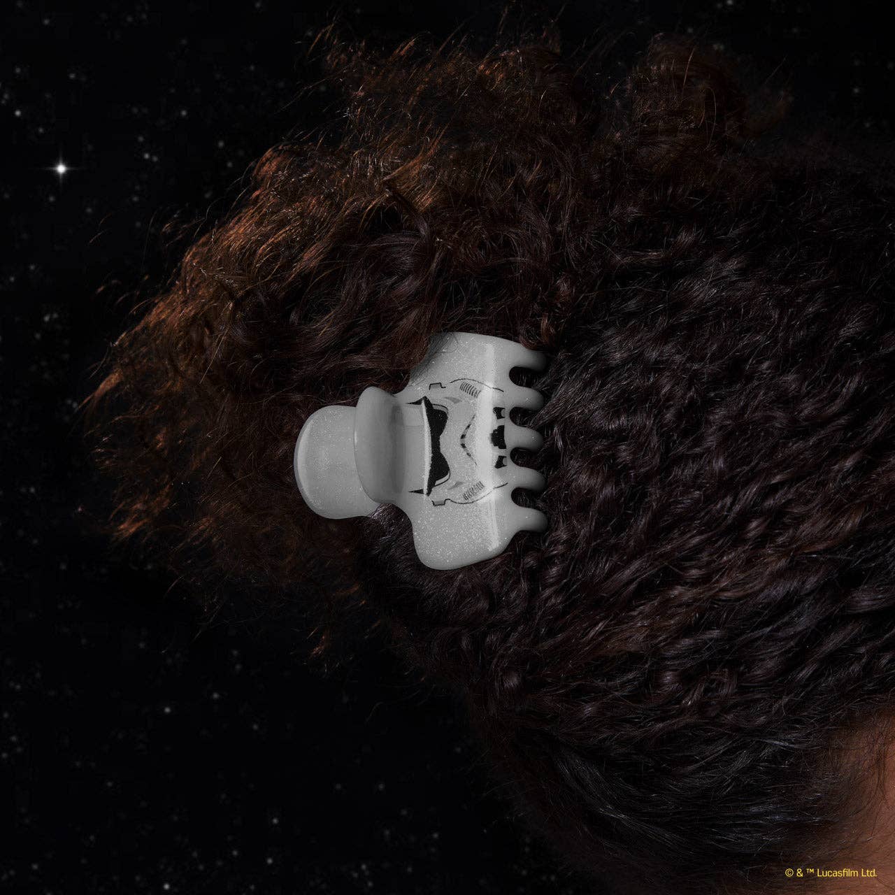 KITSCH - Star Wars™ & Kitsch Glitter Cloud Clip in Stormtrooper