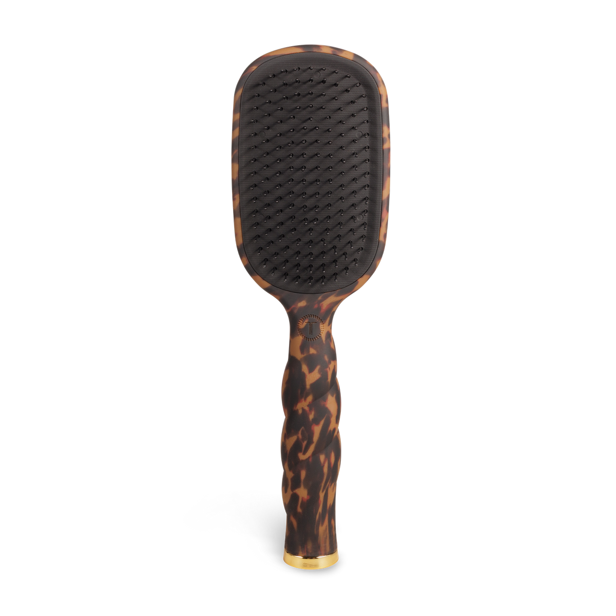 TELETIES - Detangler Hair Brush for Thick Hair - Tortoise