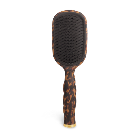 TELETIES - Detangler Hair Brush for Thick Hair - Tortoise