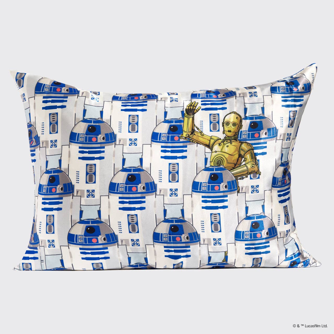 KITSCH - Star Wars™ & Kitsch Satin Pillowcase in R2-D2 & C-3PO