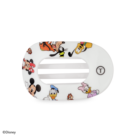 TELETIES - Flat Round Hair Clip | Medium | Mickey and Friends