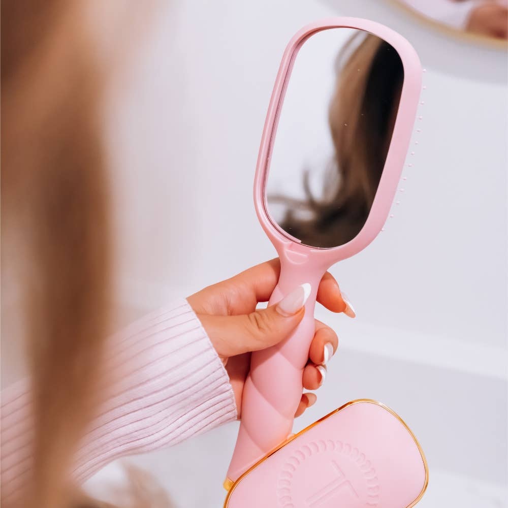 TELETIES - Detangler Brush | Bubblegum Pink | Medium
