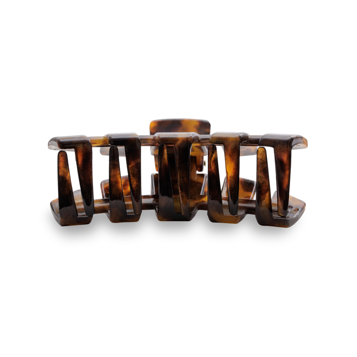 TELETIES - Classic Hair Clip | Small | Tortoise