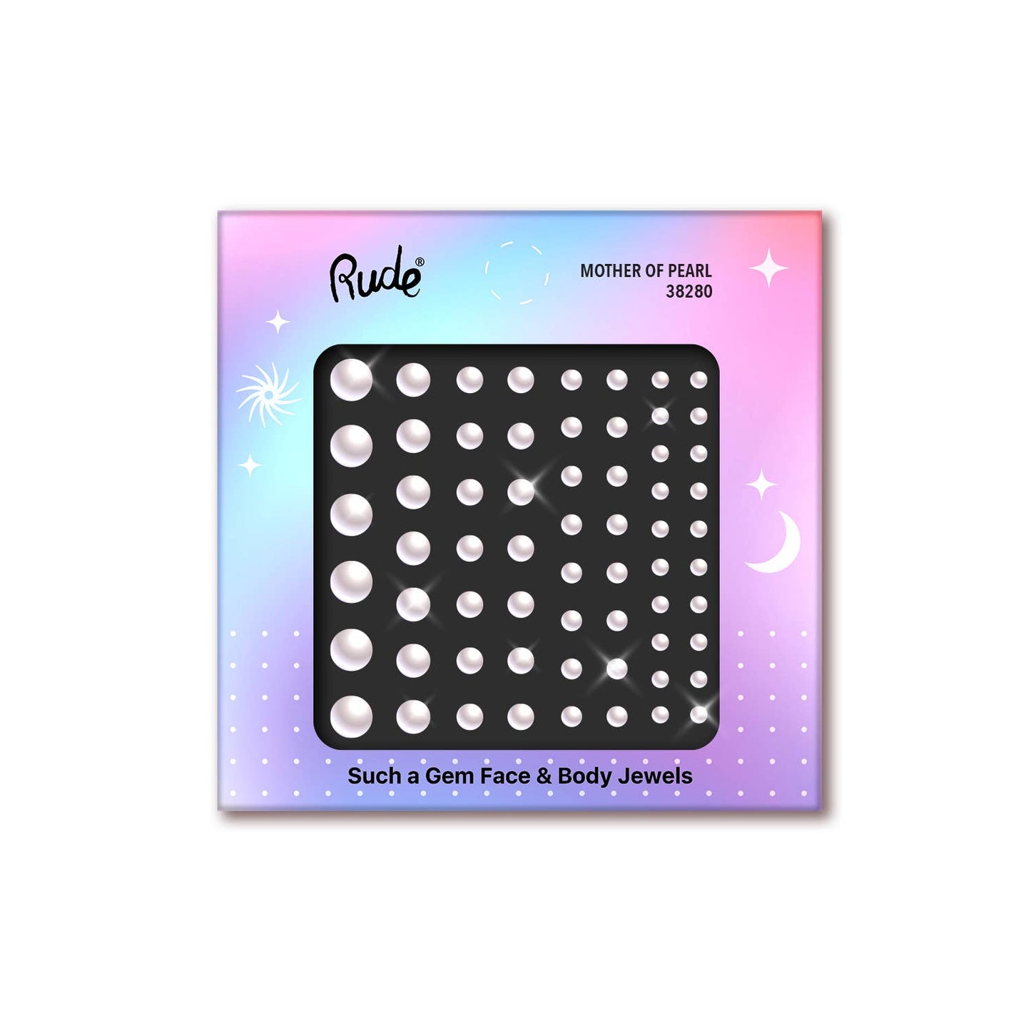 Rude Cosmetics - Such a Gem Face & Body Jewels: Clear Quartz