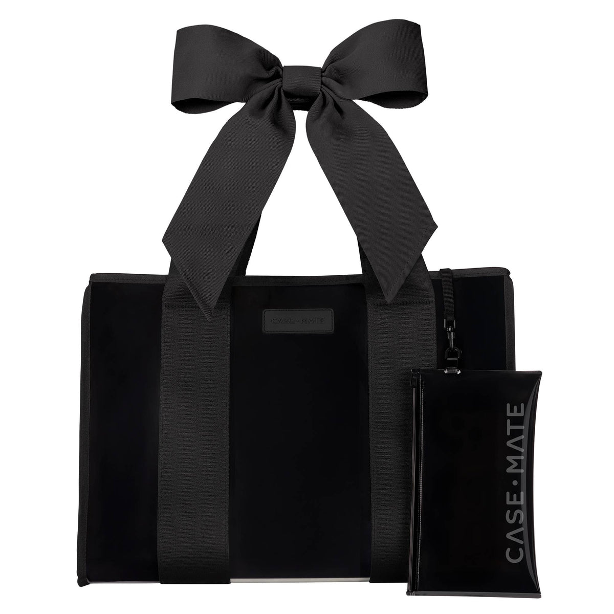 Case-Mate - Case-Mate Midnight Black Bow Jelly Tote Bag