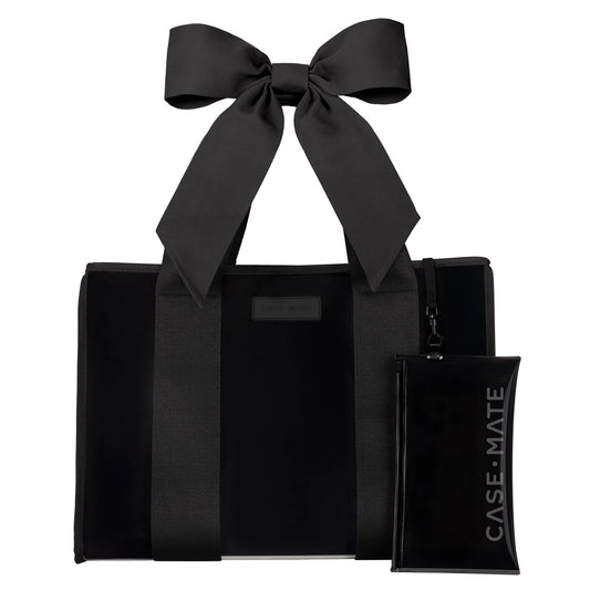 Case-Mate - Case-Mate Midnight Black Bow Jelly Tote Bag