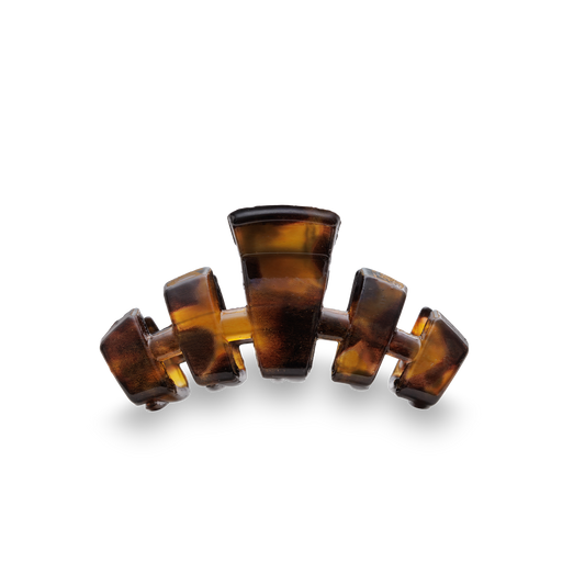 TELETIES - Classic Hair Clip | Tiny | Tortoise
