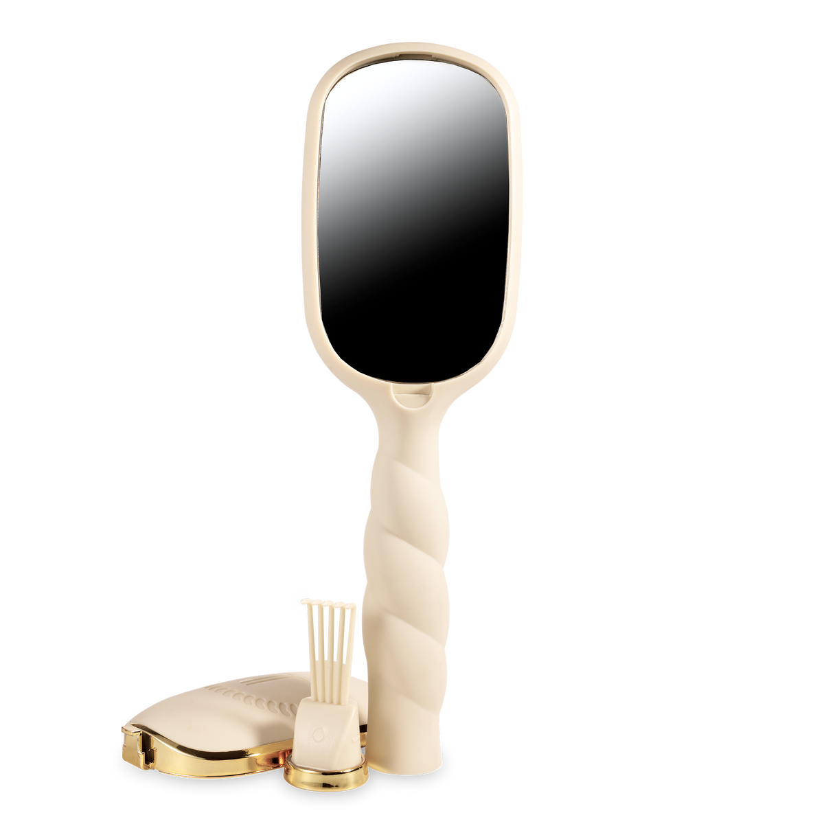 TELETIES - Detangler Hair Brush for Thick Hair - Tan