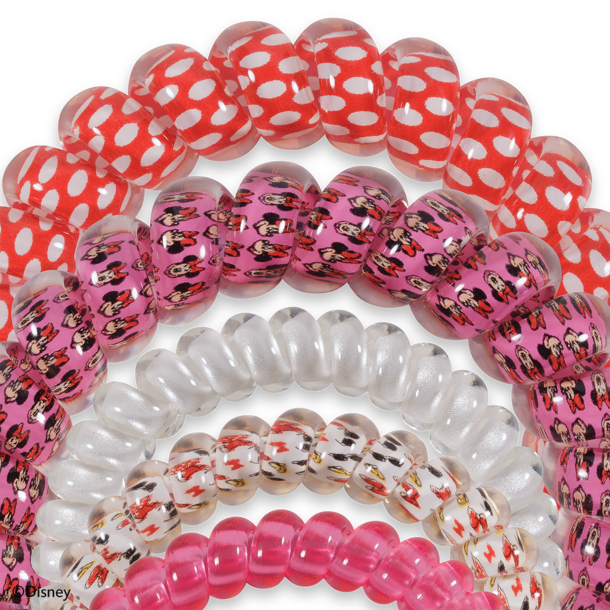 TELETIES - Minnie Mouse | Mix Pack | Hair Ties