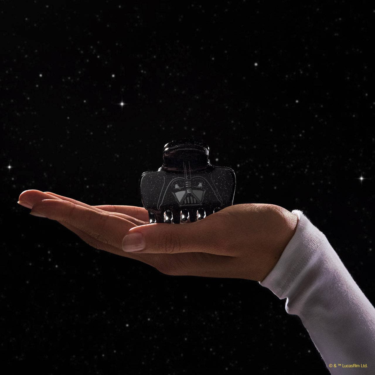 KITSCH - Star Wars™ & Kitsch Glitter Cloud Clip in Darth Vader