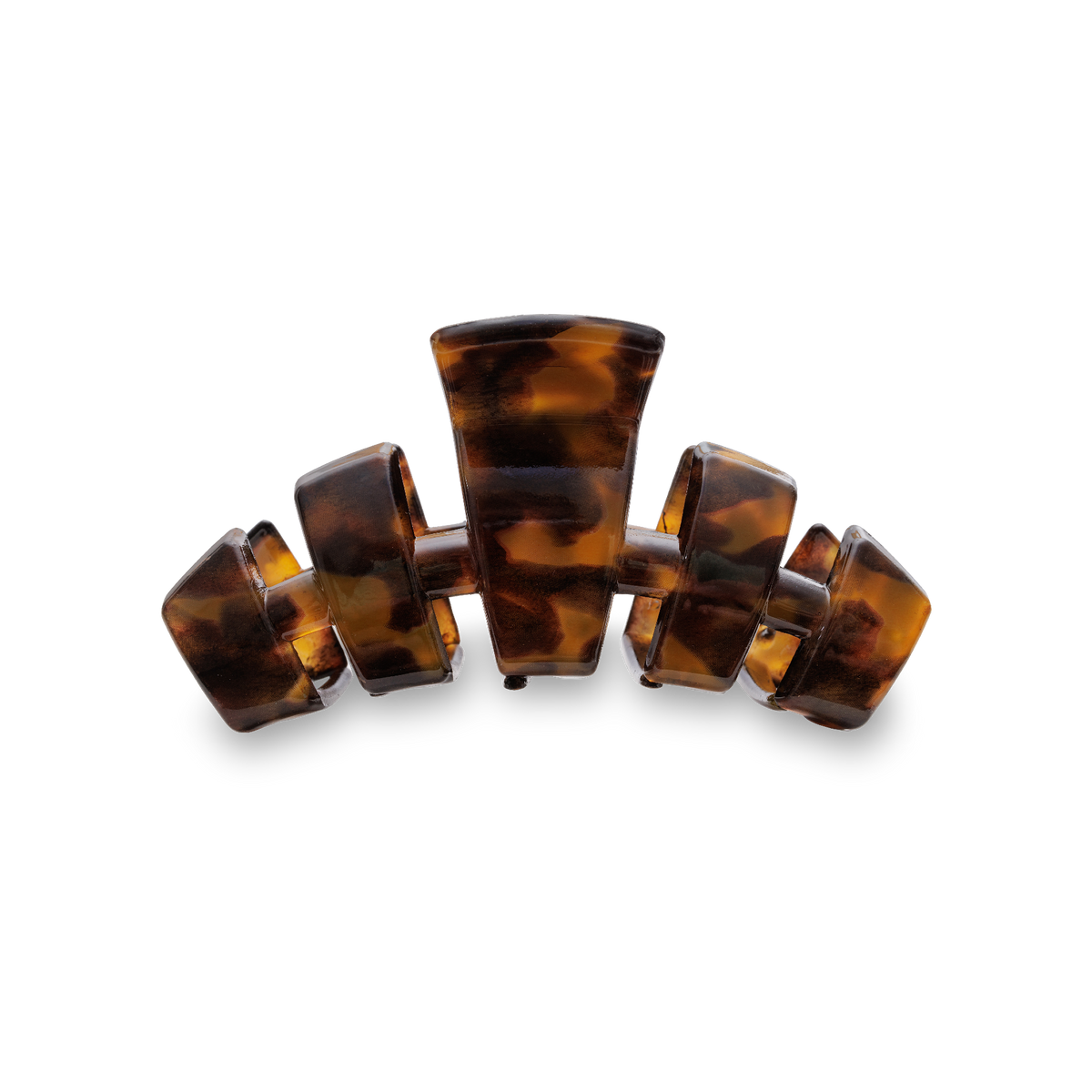 TELETIES - Classic Hair Clip | Small | Tortoise