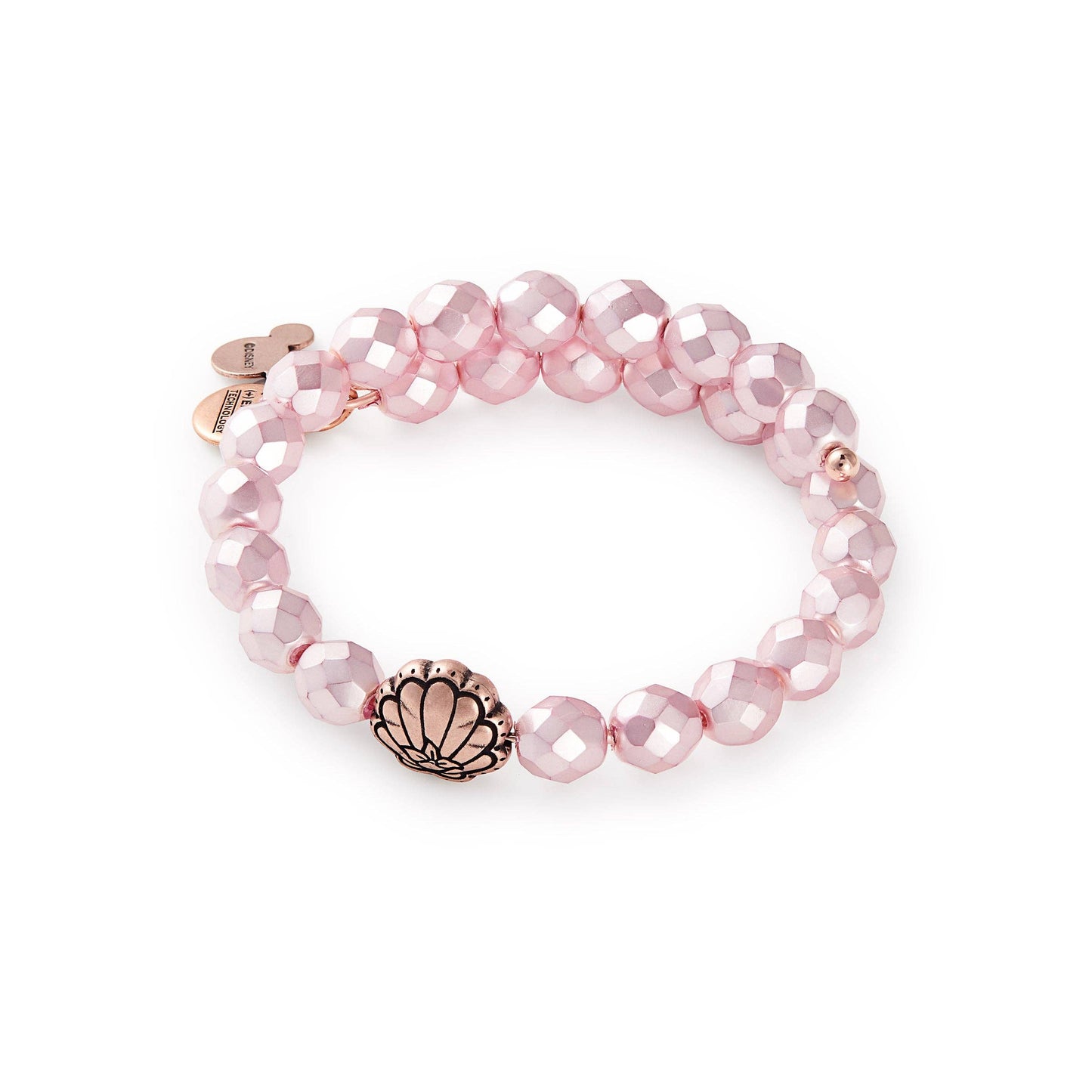 Alex and Ani - Disney® Ariel Pearl Wrap Bracelet: Antiqued Rose Gold