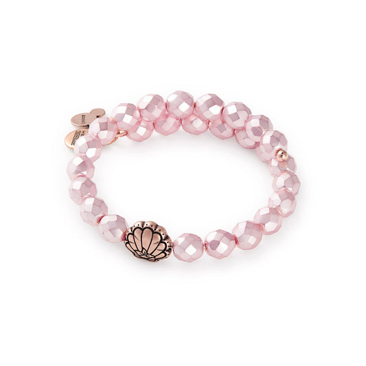 Alex and Ani - Disney® Ariel Pearl Wrap Bracelet: Antiqued Rose Gold