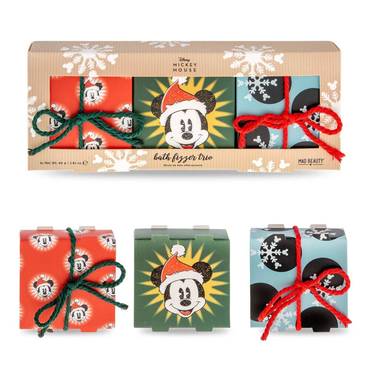 Mad Beauty USA LLC - Mickey Jingle ATW Fizzer Trio Disney (9.92oz)