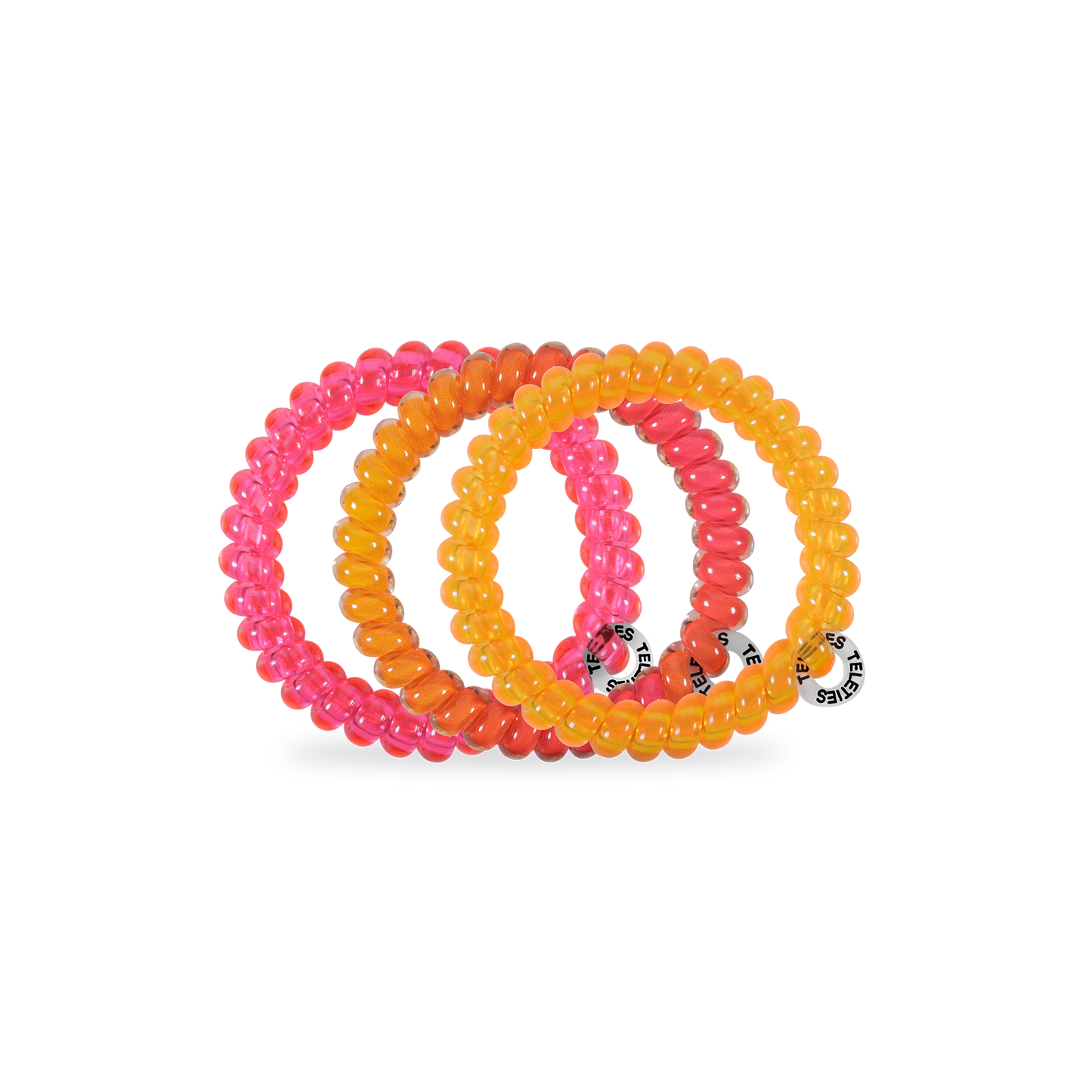 TELETIES - Spiral Hair Coils | Small | Day Rave