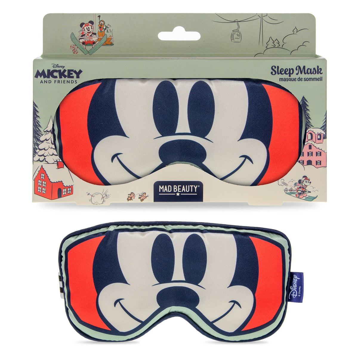 Mad Beauty USA LLC - Sleep Eye Mask Disney Mickey and Friends Ski Mask Design
