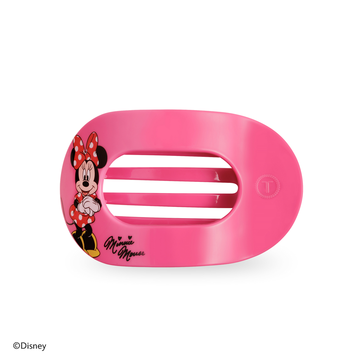 TELETIES - Minnie Mouse | Medium | Flat Round Hair Clip
